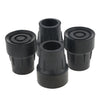 4pcs 25mm Rubber Trekking Pole Cap Walking Stick Ferrule Non-slip Foot Cover