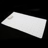 Non Slip Bathroom Shower Bath Tub Suction Bathtub Mat with Drain Hole White