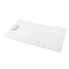 Non Slip Bathroom Shower Bath Tub Suction Bathtub Mat with Drain Hole White