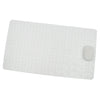 Non Slip Bathroom Shower Bath Tub Suction Bathtub Mat with Drain Hole White