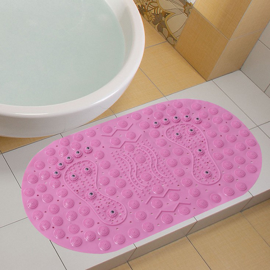 Safety Bathroom Bathtub Mats Non Slip Bath Mat for Shower Massage  Sky Blue