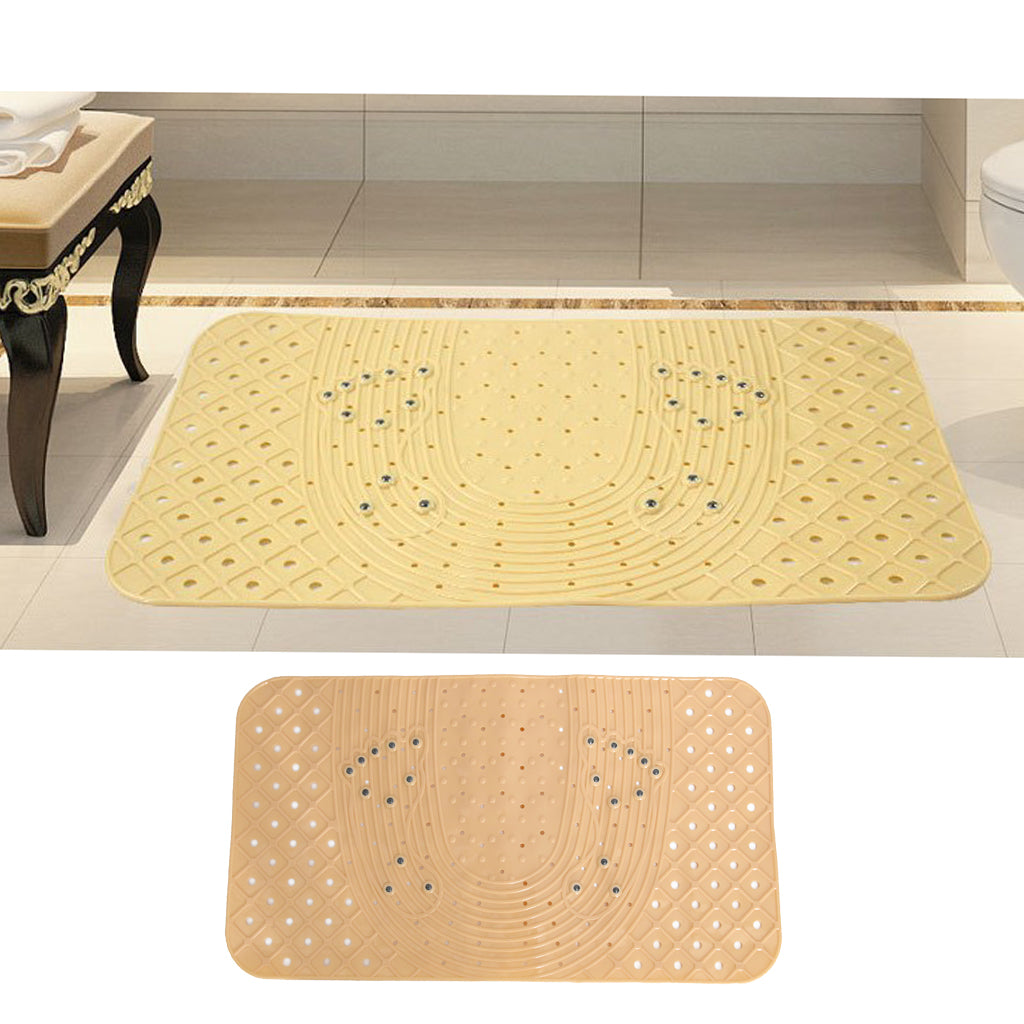 Nonslip Bath Tub Mat Shower Massage Rug Pad Cushion for Bathroom Skin