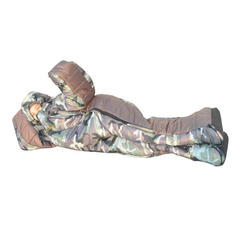 Full Body Wearable Sleeping Bag for Travel  Camping Accompany Patient M