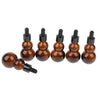 6 Pieces Gourd Glass Dropper Bottles For Essential Oil Makeup Liquid 20ml