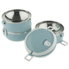 Stainless Steel Thermal Lunch Box Stackable Insulated Bento Box Jar Blue