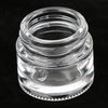 6 Pieces Glass Pot Jars Cream Bottle Makeup Cosmetic Container Clear