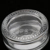 6 Pieces Glass Pot Jars Cream Bottle Makeup Cosmetic Container Clear