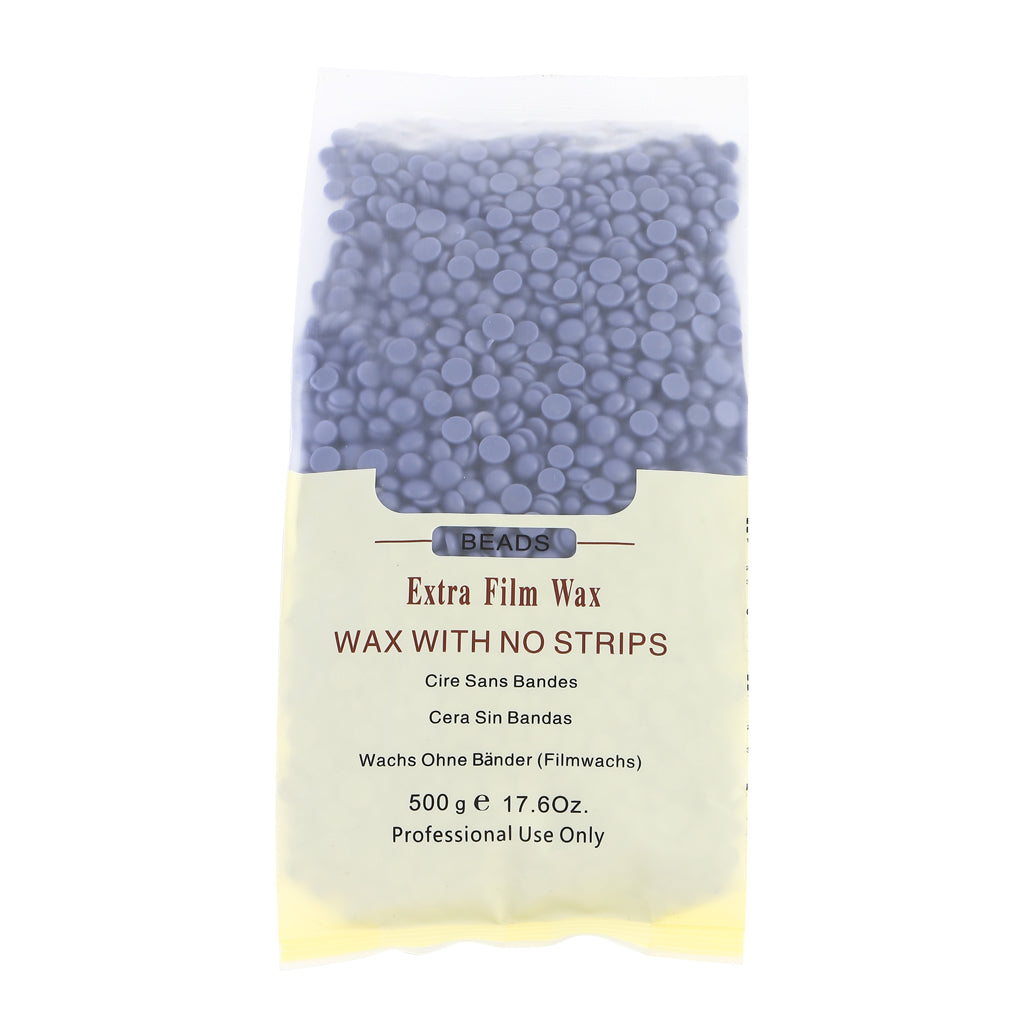 500g No Strip Pearl Hard Film Wax Beads Beans Pellet Hair Removal Lavender