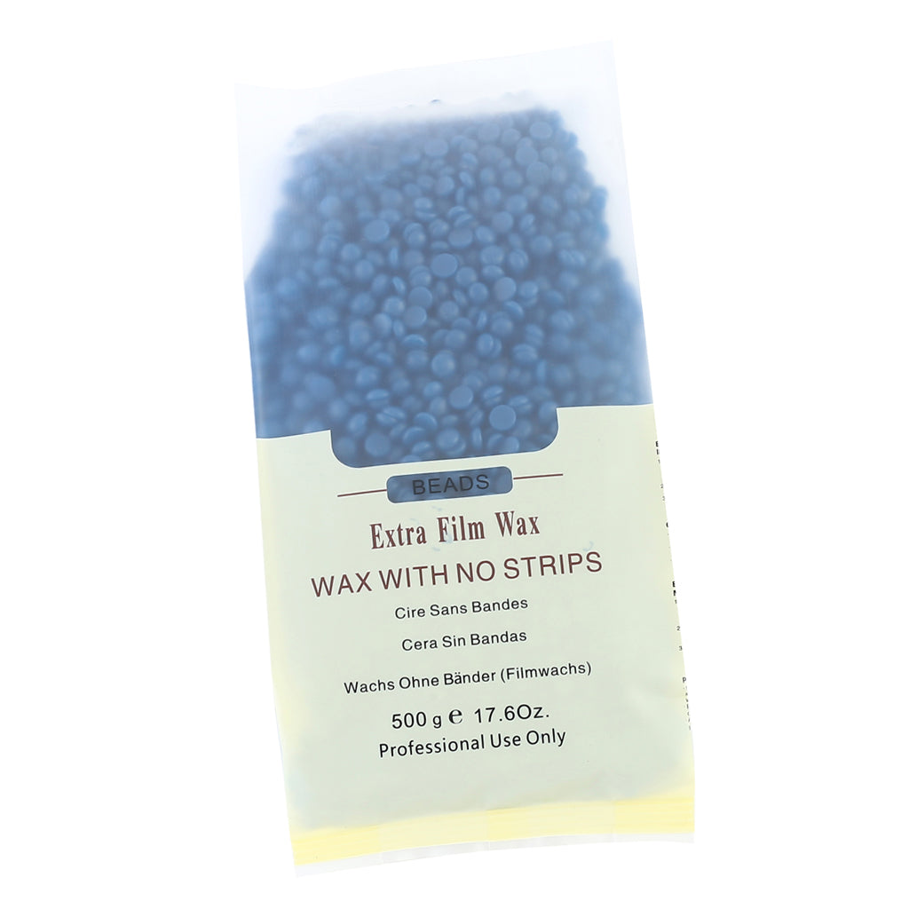 500g No Strip Pearl Hard Film Wax Beads Beans Pellet Hair Removal Chamomile