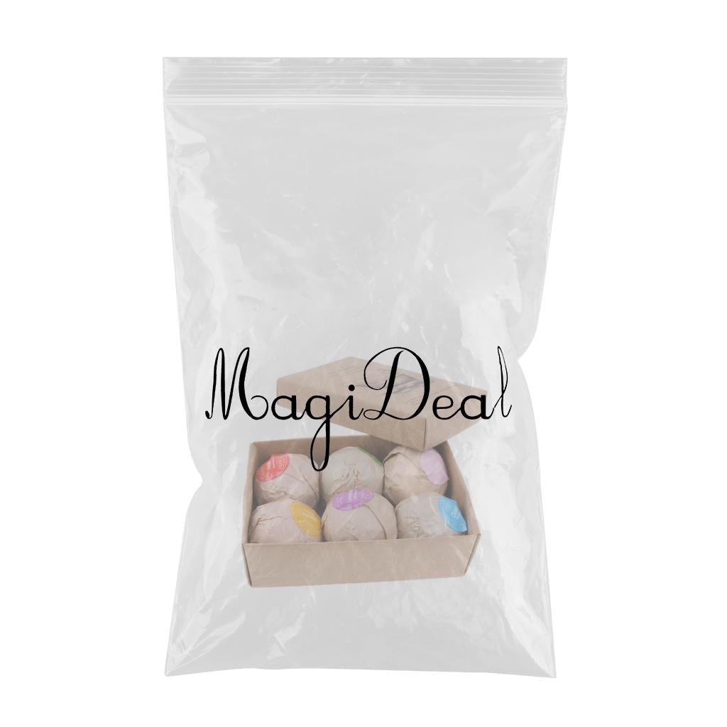 6 Pieces Women Scented Bubble Bath Salt Essential Balls Set Kit