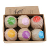 6 Pieces Women Scented Bubble Bath Salt Essential Balls Set Kit