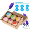 6 Pieces Women Scented Bubble Bath Salt Essential Balls Set Kit