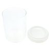 Protable Tea Canister Coffee Candy Container Coin Storage Box Case White Cap