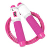 Adjustable Workout Jump Rope Skipping Rope for Women Men Kids Rose Red