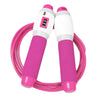 Adjustable Workout Jump Rope Skipping Rope for Women Men Kids Rose Red