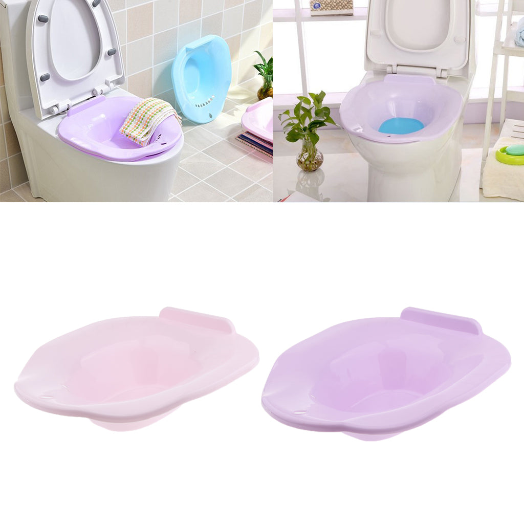 Sitz Bath Tub Toilet Care Basin Avoid Squatting for Pregnant Women Pink