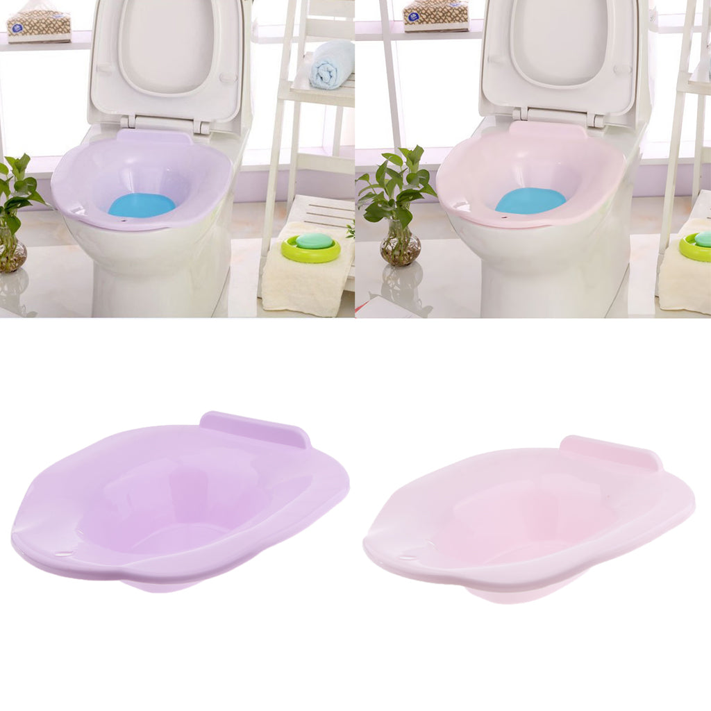 Sitz Bath Tub Toilet Care Basin Avoid Squatting for Pregnant Women Pink