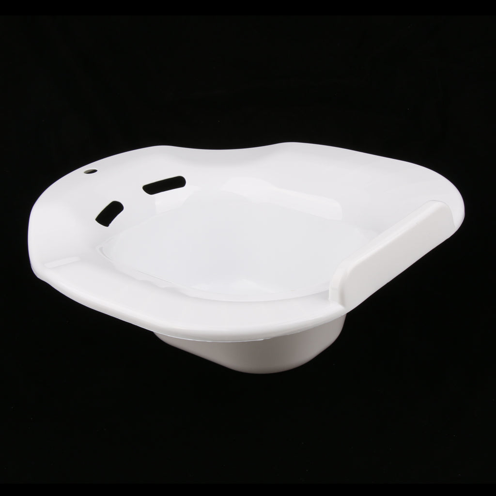 Hip Bath Tub Sitz Bath for Toilet Maternity Hemorrhoid Avoid Squatting White