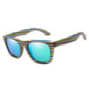 Wood Vintage Retro Polarized Uv Protection Fashion Sunglasses Eyeware Green