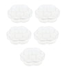 5 Pieces Travel 7 Grids Storage Medicine Box Transparent Pill Container Case