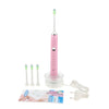 Electric Automatic Adult Toothbrush + 3 Replacement Head for Oral Care Pink