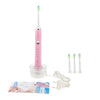 Electric Automatic Adult Toothbrush + 3 Replacement Head for Oral Care Pink