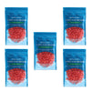 5 Bags Hot Film Wax Beans Hair Removal Bikini Depilatory Beads Strawberry