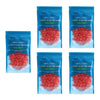 5 Bags Hot Film Wax Beans Hair Removal Bikini Depilatory Beads Strawberry