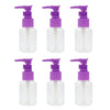 6 Pieces Portable Spray Bottles Cosmetic Vial Container Random Color 50ML