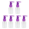 6 Pieces Portable Spray Bottles Cosmetic Vial Container Random Color 50ML