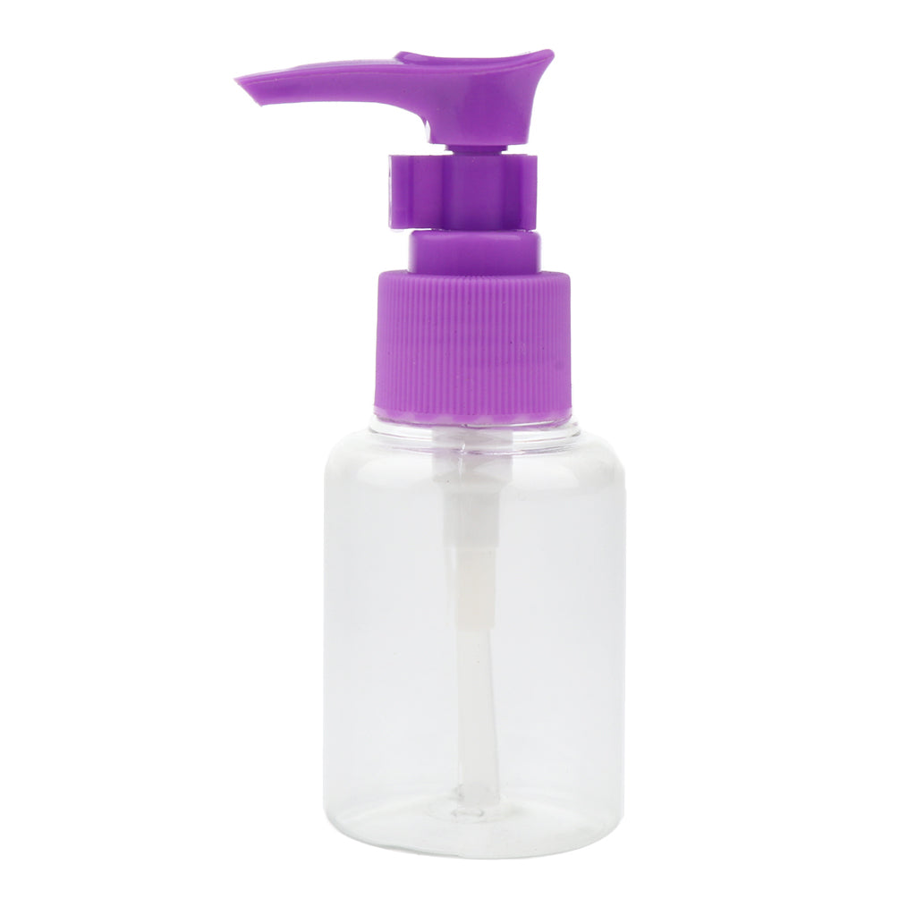 6 Pieces Portable Spray Bottles Cosmetic Vial Container Random Color 50ML