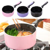 Multifunction Nonstick lightweight Milk Warmer Pot Inner black outer pink