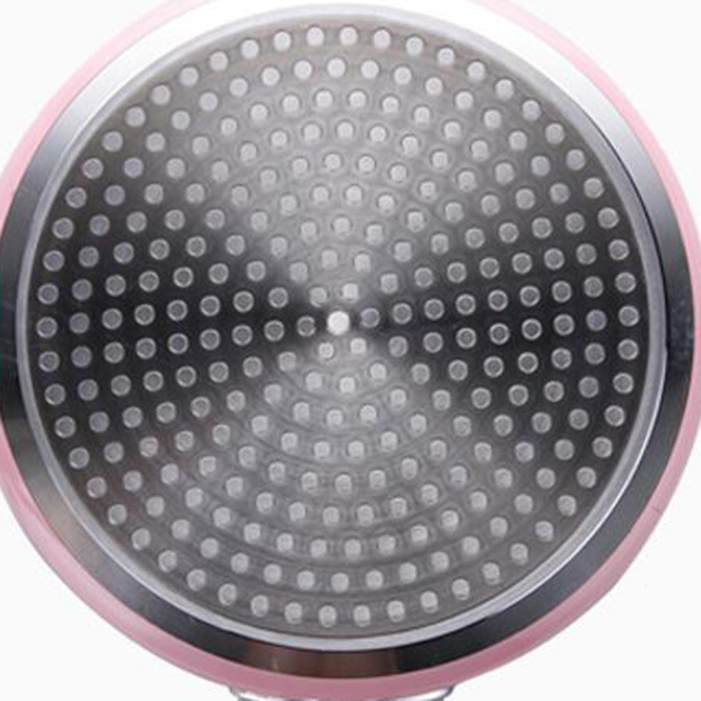 Multifunction Nonstick lightweight Milk Warmer Pot Inner black outer pink