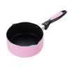 Multifunction Nonstick lightweight Milk Warmer Pot Inner black outer pink