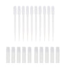 10 Pieces Clear Empty Refillable Perfume Roll On Bottles with Pipettes 5ml