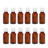 12 Pieces Essential Oils Glass Bottles With Orifice Reducer Dropper 20ml