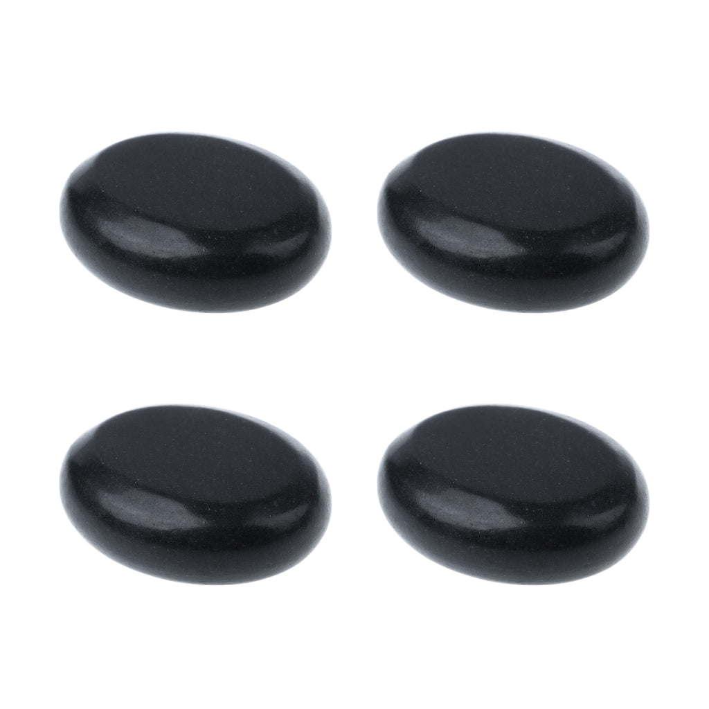 4 Pieces Hot Spa Massage Stone Rock Basalt Energy Stone for Body Facial Care