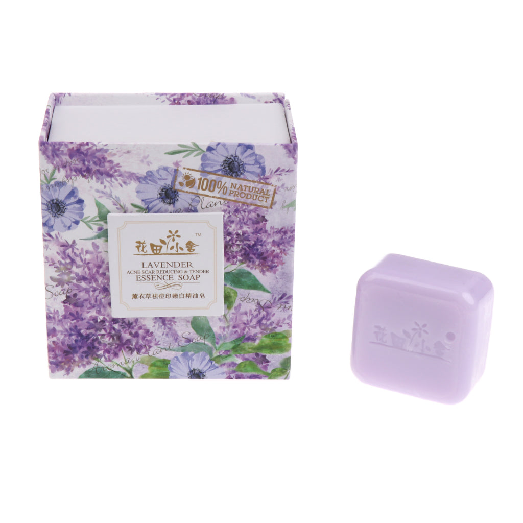 Handmade Natural Essential Oil Soap Bar Face Bath Bar Lavender