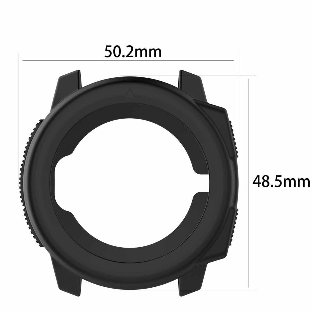 Silicone Watch Protective Cover Casing Sleeve for Garmin Instinct Black