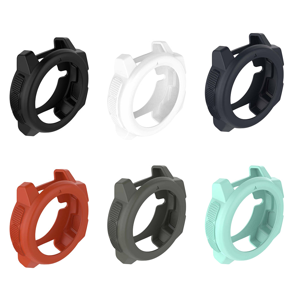 Silicone Watch Protective Cover Casing Sleeve for Garmin Instinct Black