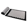 Spiky Acupressure Pillow Mat Set Acupuncture Massage Cushion Pad Kit Black