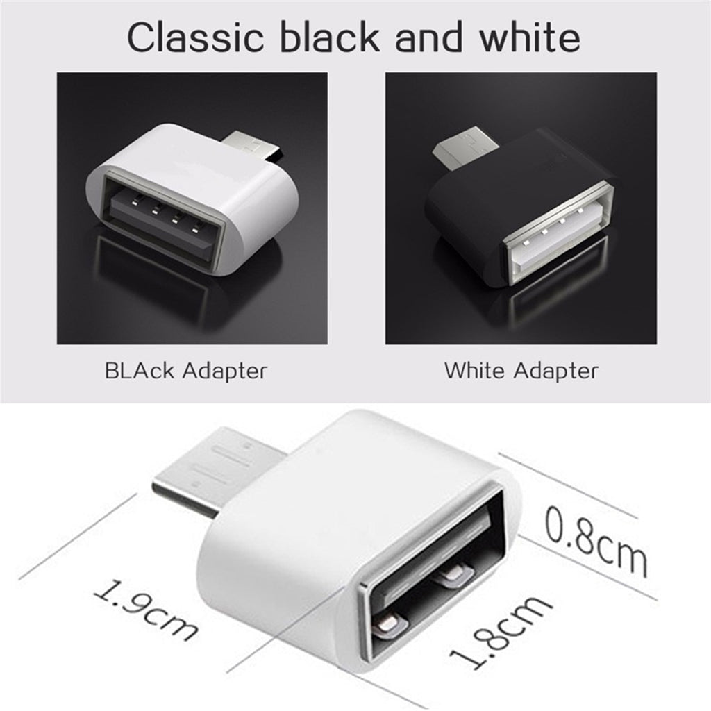 Micro USB to USB Converter Mini OTG Cable USB OTG Adapter for Tablet PC