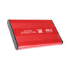 Red Ultra-thin 2.5in Hard Drive Disk USB3.0 HDD Case for Desktop PC 2T