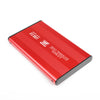 Red Ultra-thin 2.5in Hard Drive Disk USB3.0 HDD Case for Desktop PC 2T