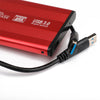 Red Ultra-thin 2.5in Hard Drive Disk USB3.0 HDD Case for Desktop PC 2T