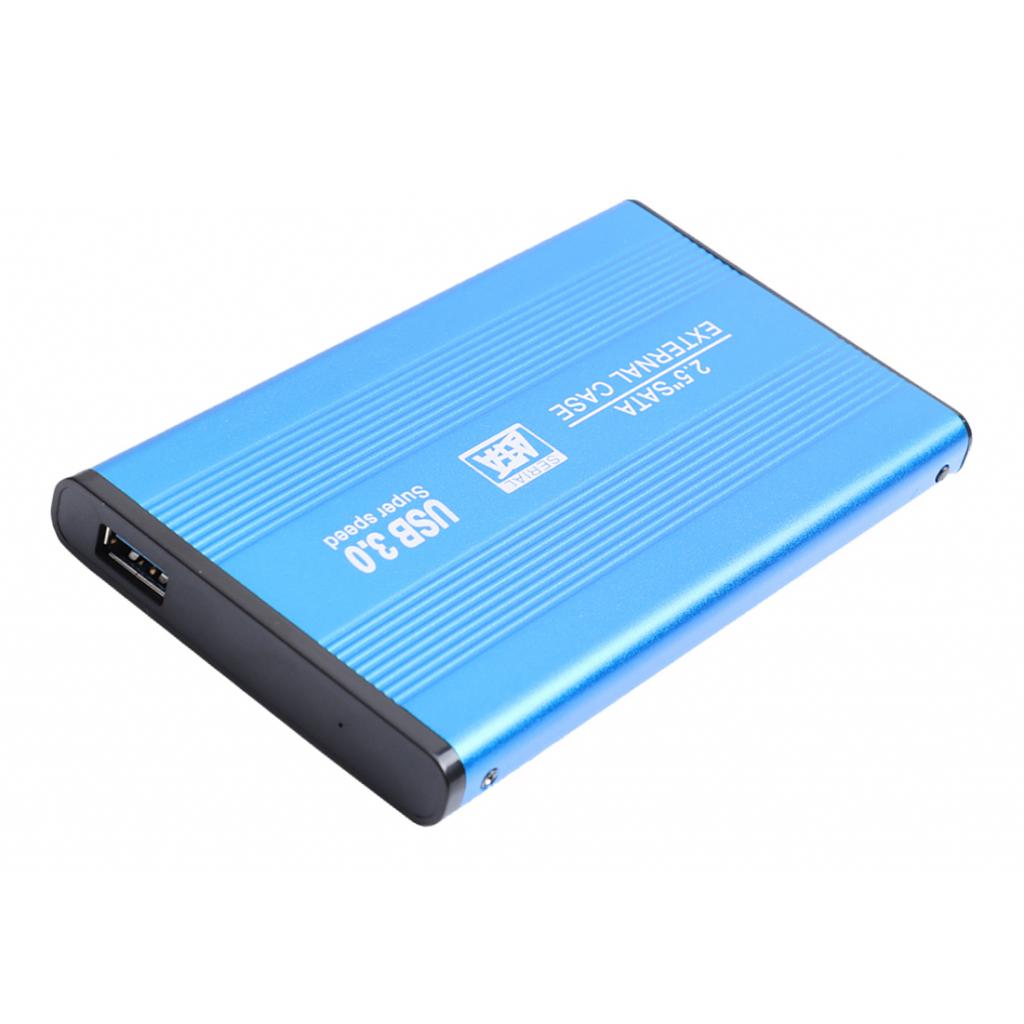 Blue Ultra-thin 2.5in Hard Drive Disk USB3.0 HDD Case for Desktop PC 2T