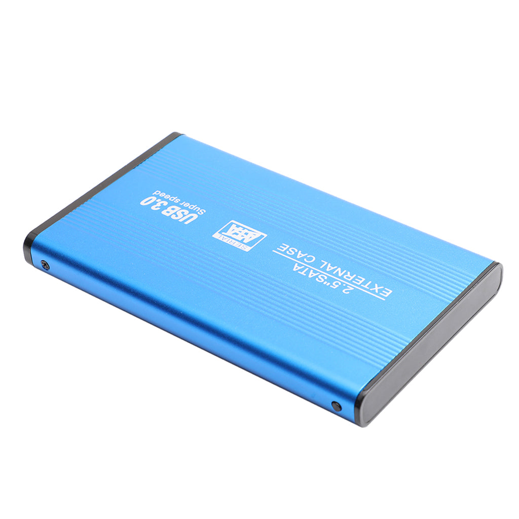 Blue Ultra-thin 2.5in Hard Drive Disk USB3.0 HDD Case for Desktop PC 2T