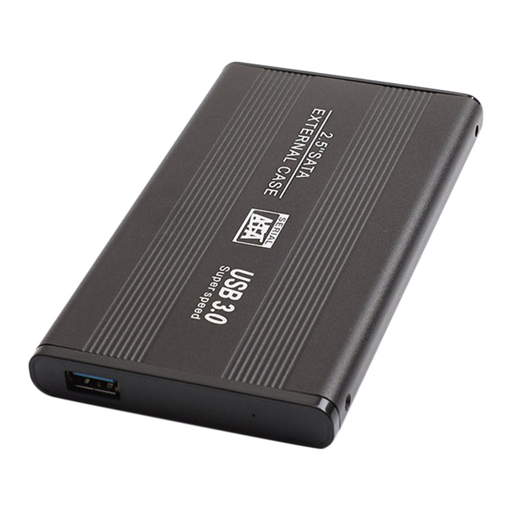 Black Ultra-thin 2.5in Hard Drive Disk USB3.0 HDD Case for Desktop PC 2T