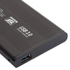 Black Ultra-thin 2.5in Hard Drive Disk USB3.0 HDD Case for Desktop PC 2T