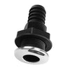 Nylon Plastic Thru Hull Bilge Fitting Stainless steel Rim Bilge Pump